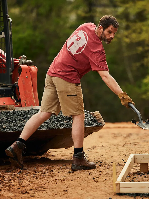 WRANGLER® RIGGS WORKWEAR® REGULAR FIT WORK SHORT IN GOLDEN KHAKI