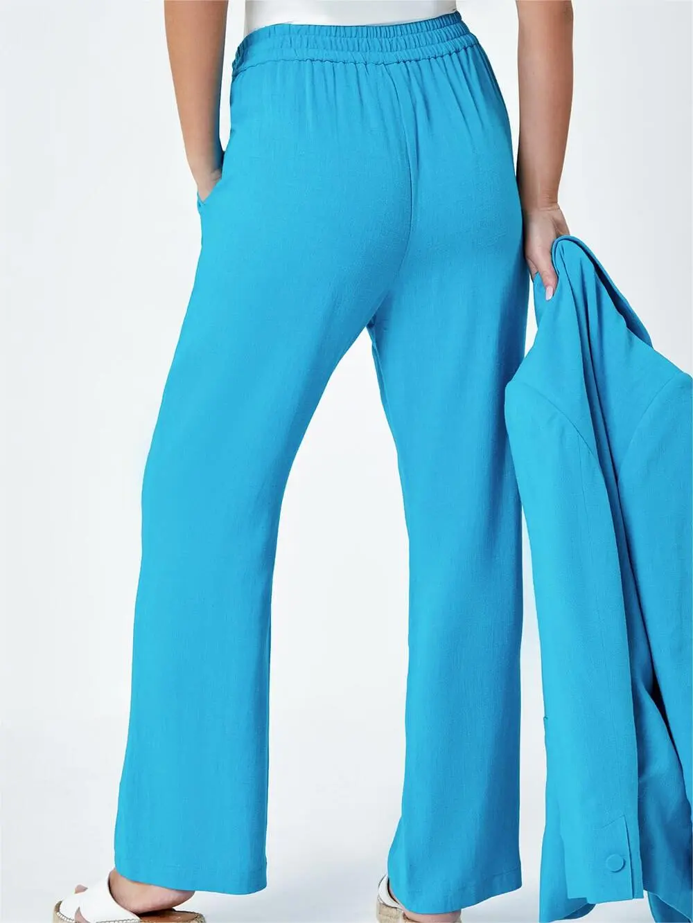 Comfortable blue sweatpants