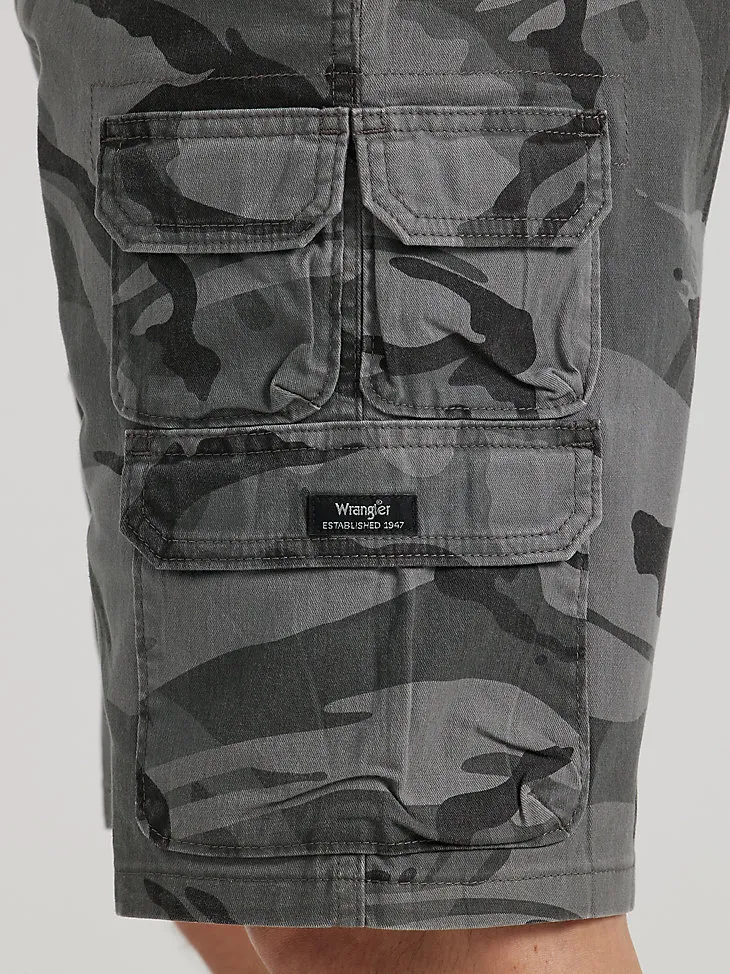 WRANGLER® MEN'S FIVE STAR PREMIUM STACKED CARGO SHORT IN TWILL