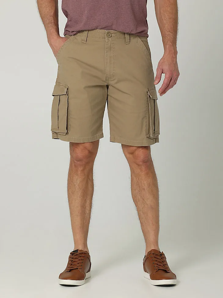 MEN'S FREE TO STRETCH RIPSTOP CARGO SHORT IN DEEP DEPTHS