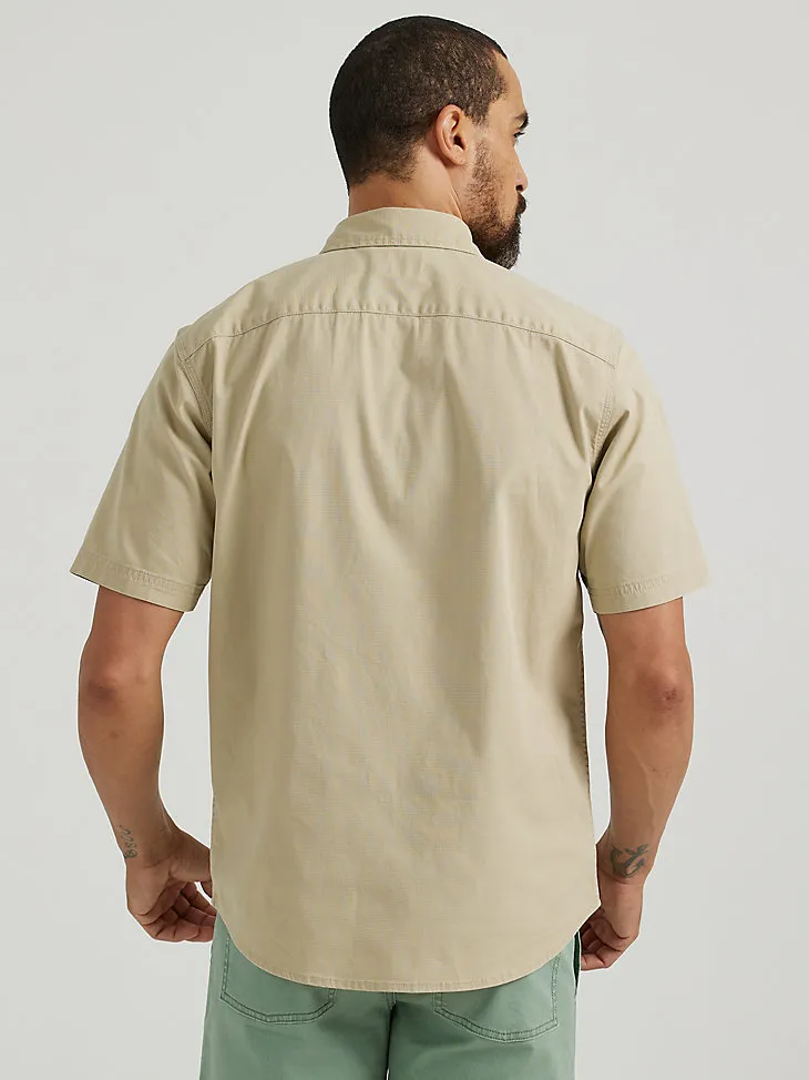 MEN'S STRETCH RIPSTOP BUTTON DOWN SHIRT IN TWILL