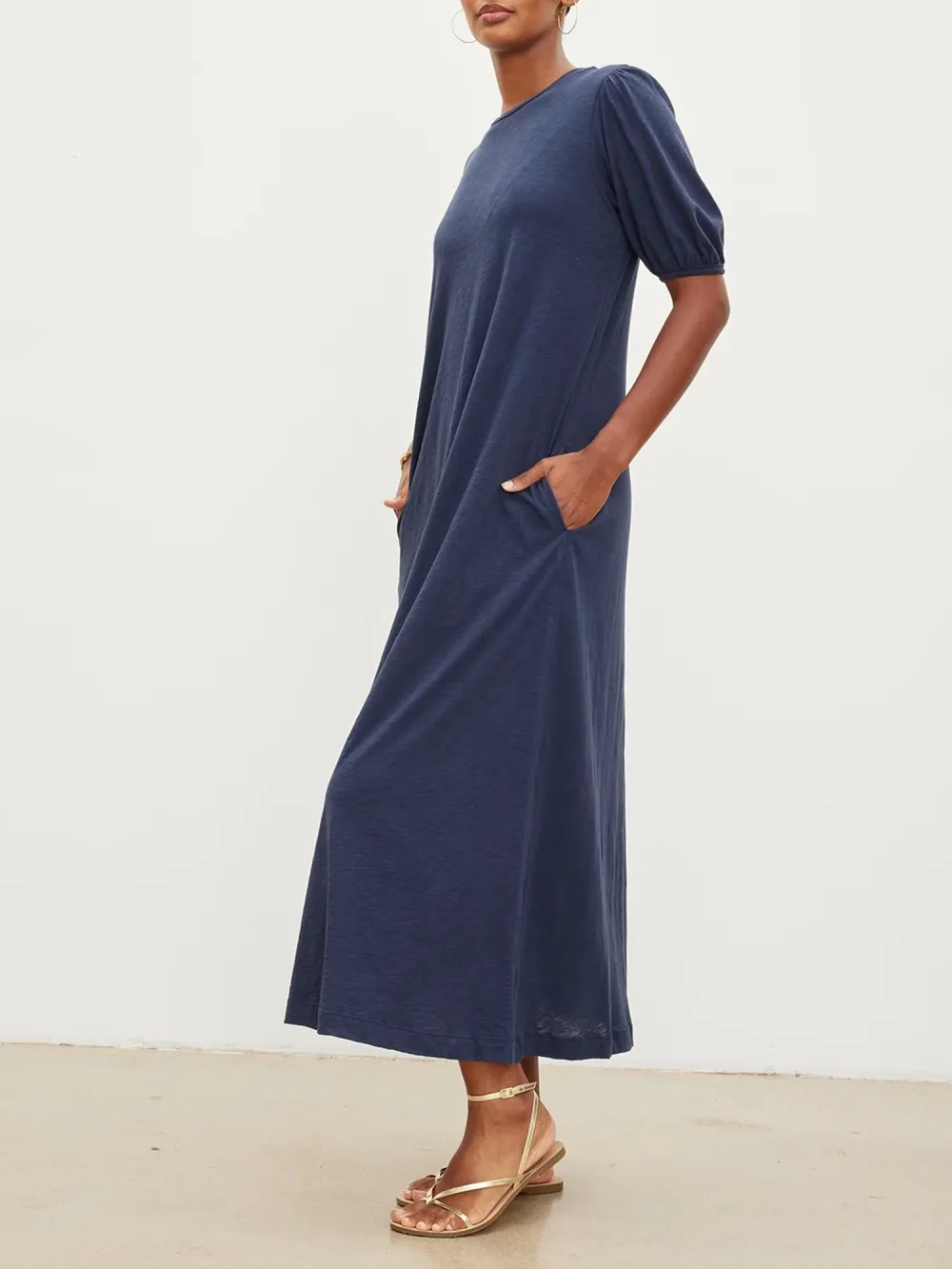 Astrid Cotton Slub Maxi Dress