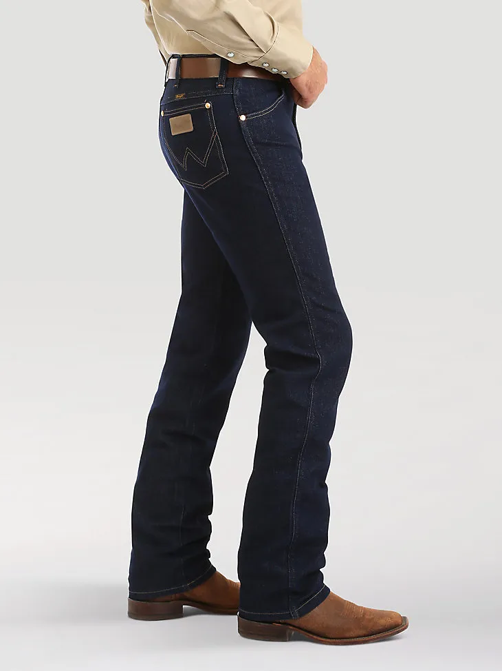 WRANGLER® COWBOY CUT® ORIGINAL FIT ACTIVE FLEX JEANS IN BLACK