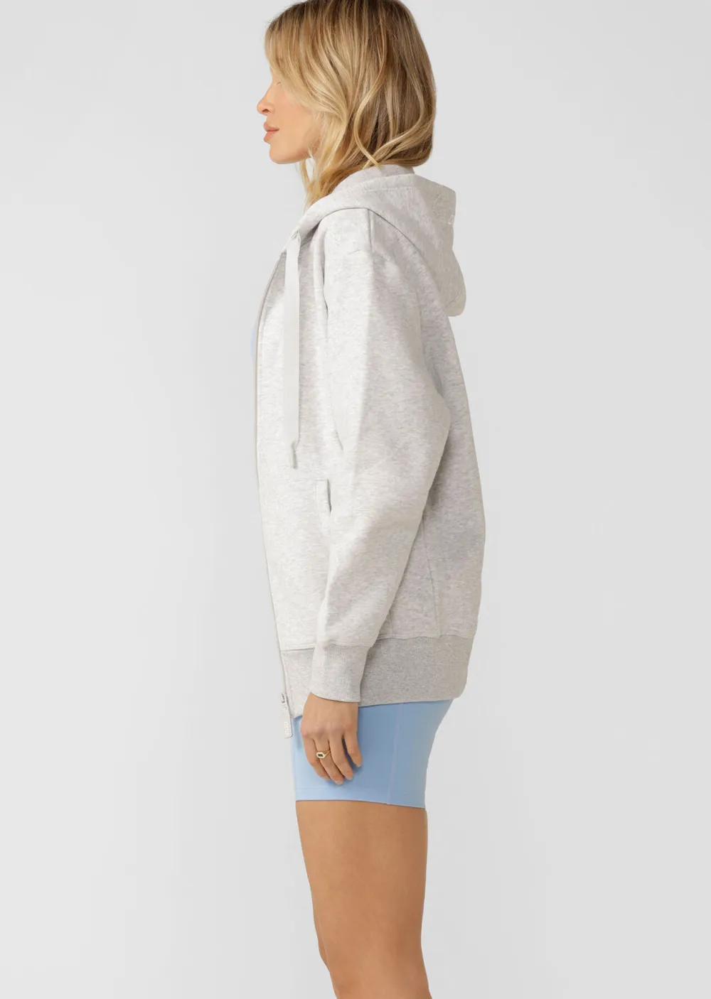 Fleece Zip Thru Hoodie