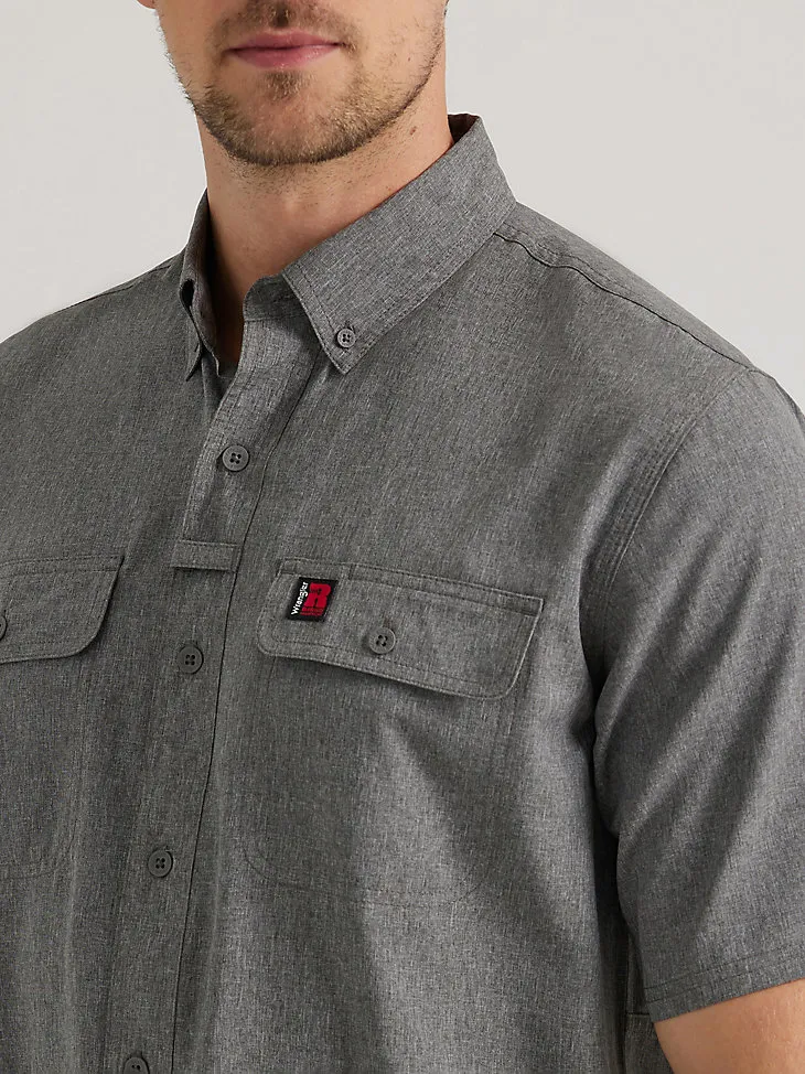 WRANGLER® RIGGS WORKWEAR® LIGHTWEIGHT WORK SHIRT IN DARK BLUE