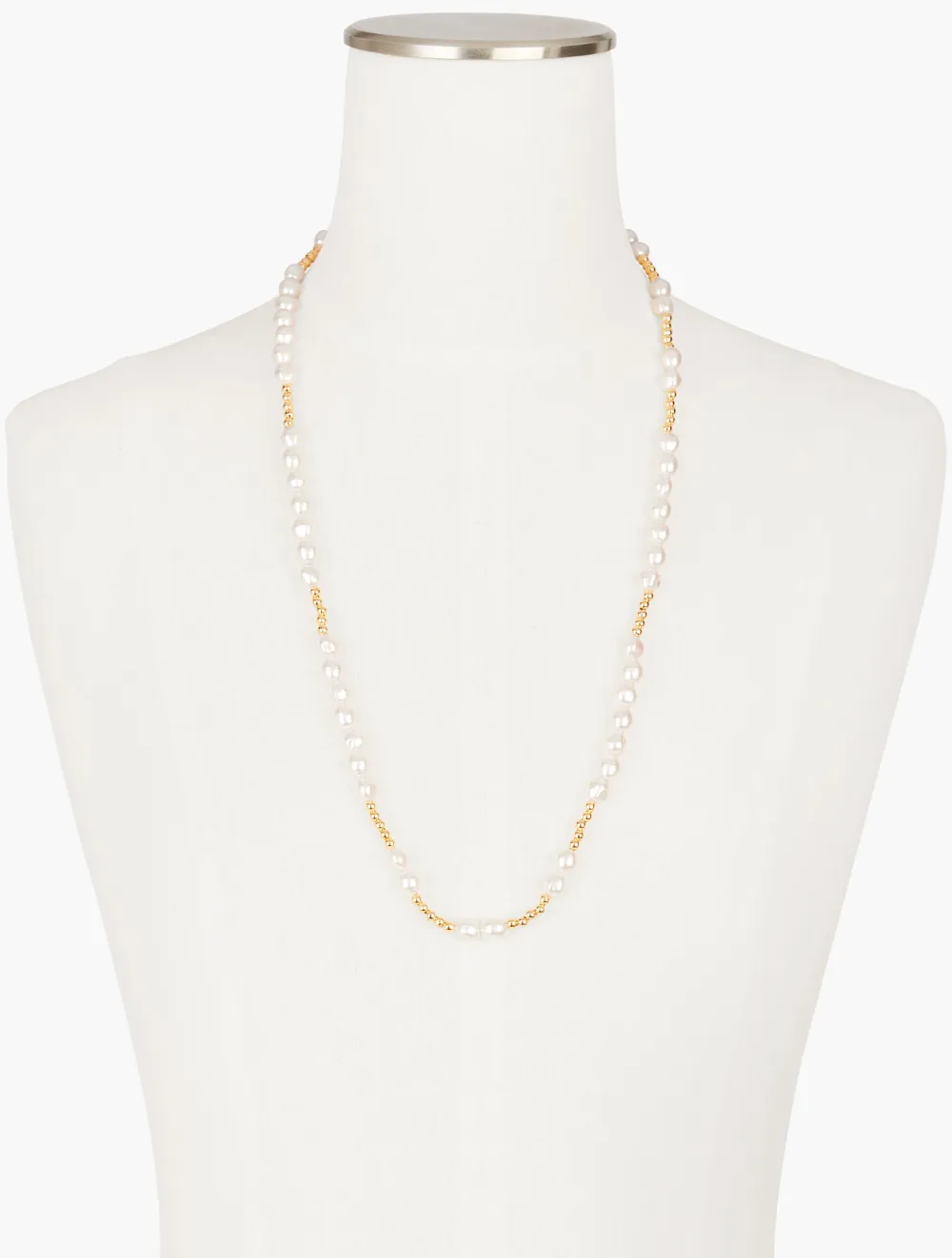 Fresh Pearl Long Necklace