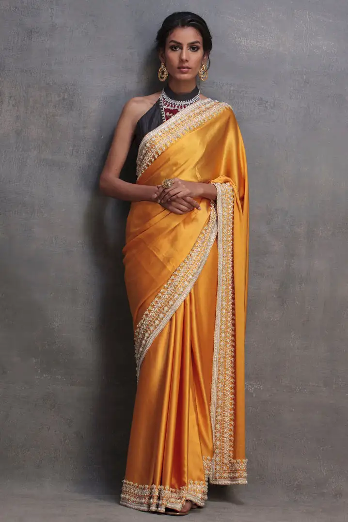 Marigold Saree