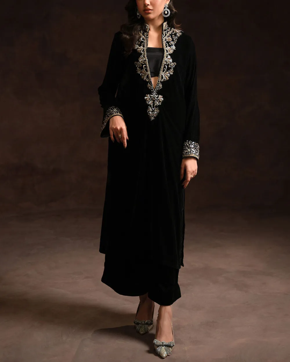 Black Velvet  Kaftan