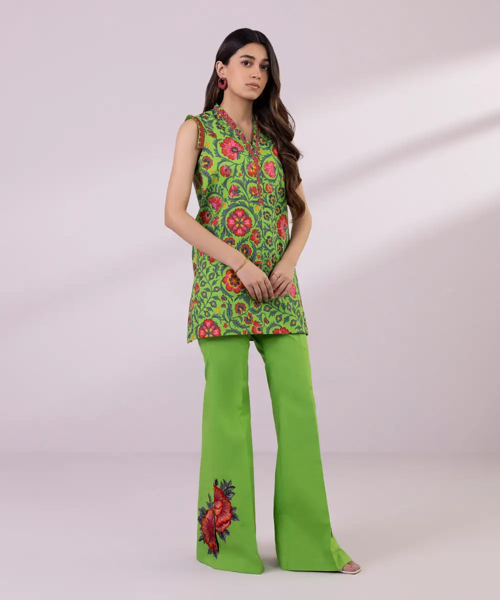 2 Piece - Embroidered Lawn Suit