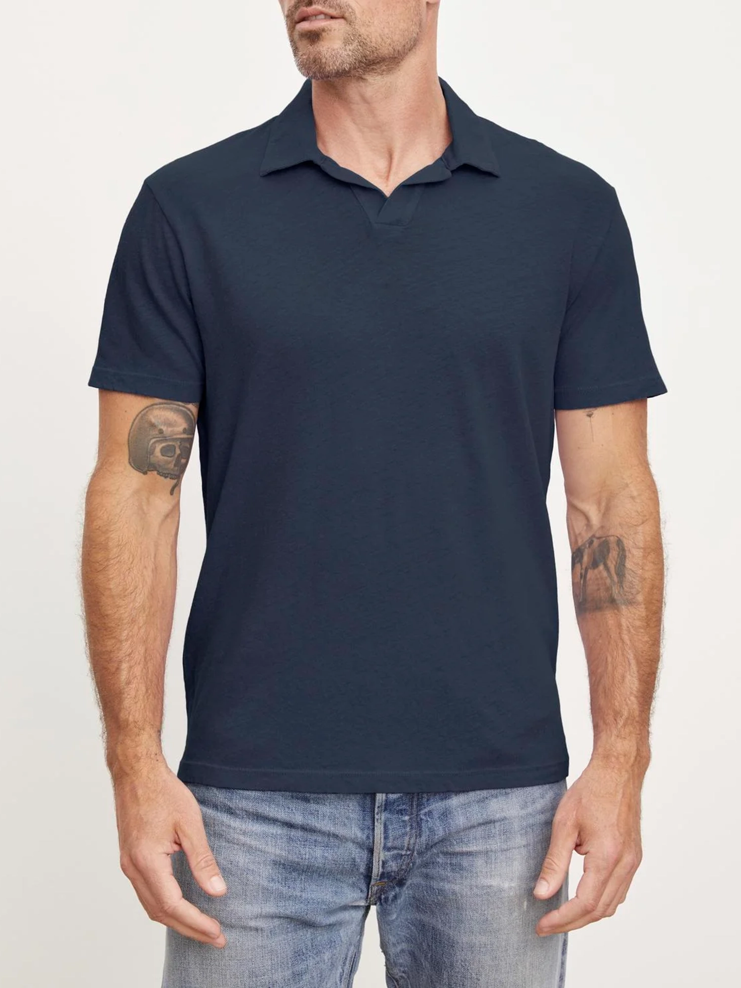 V Neck Polo Shirt For Men