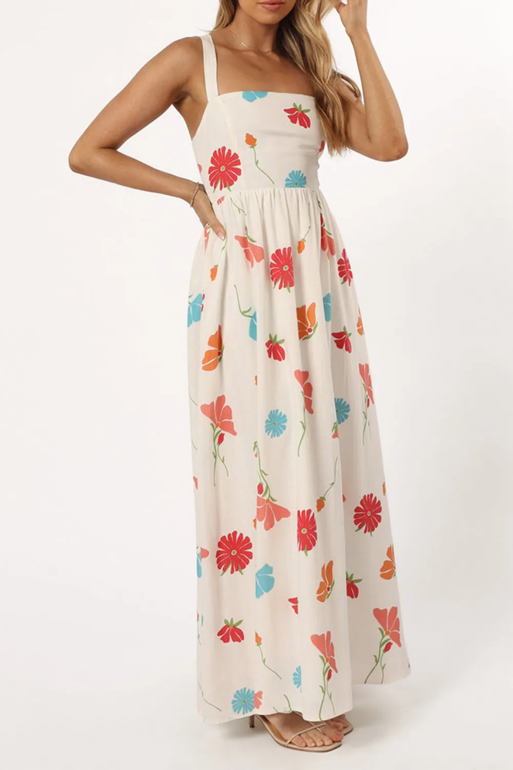 HAZEL MAXI DRESS - MULTI FLORAL