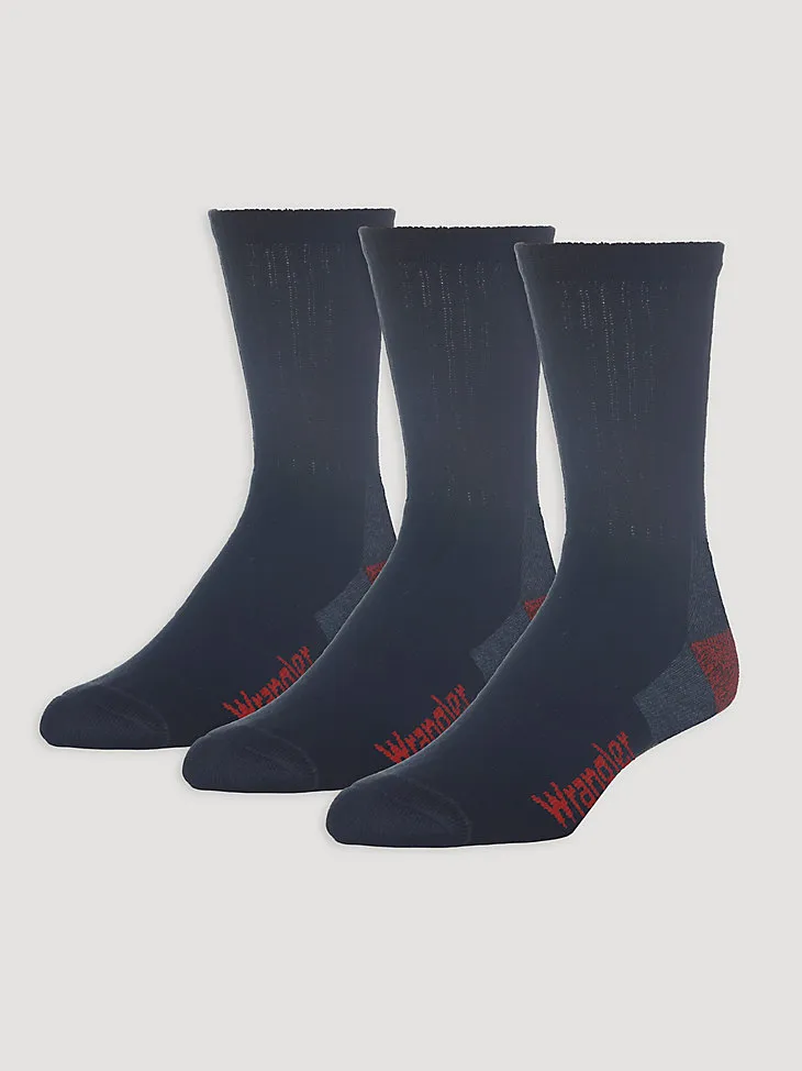 MEN'S COLD WEATHER WORK SOCKS (3-PACK) IN BLACK