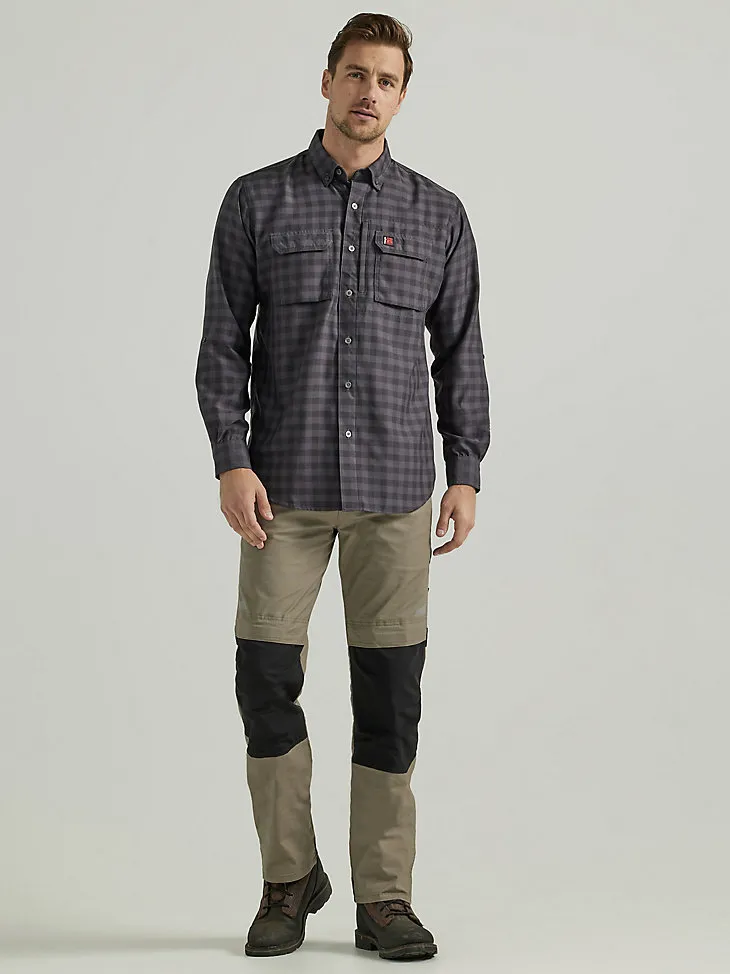 WRANGLER® RIGGS WORKWEAR® TECHNICAL WORK SHIRT IN GREY