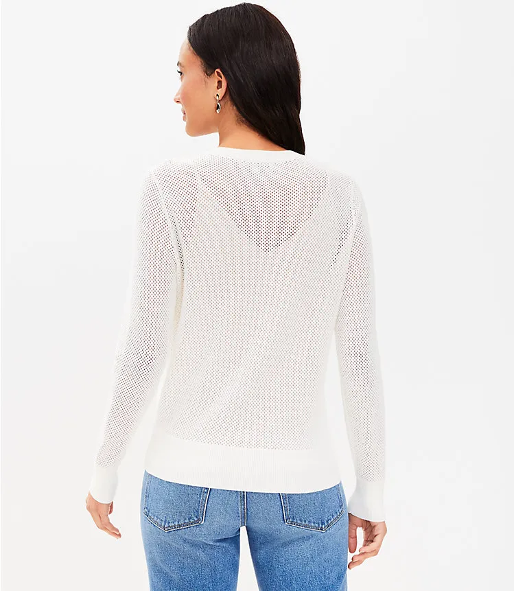 Mesh Stitch Sweater