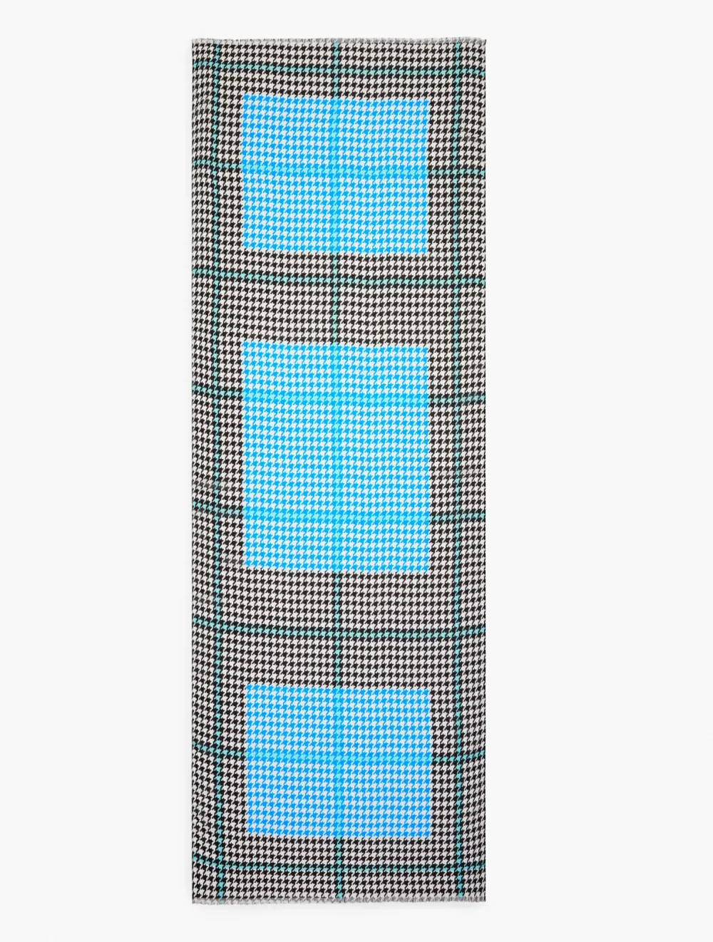 Houndstooth Oblong Scarf