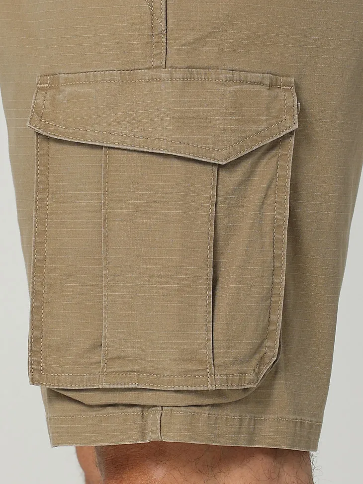 MEN'S FREE TO STRETCH RIPSTOP CARGO SHORT IN DEEP DEPTHS