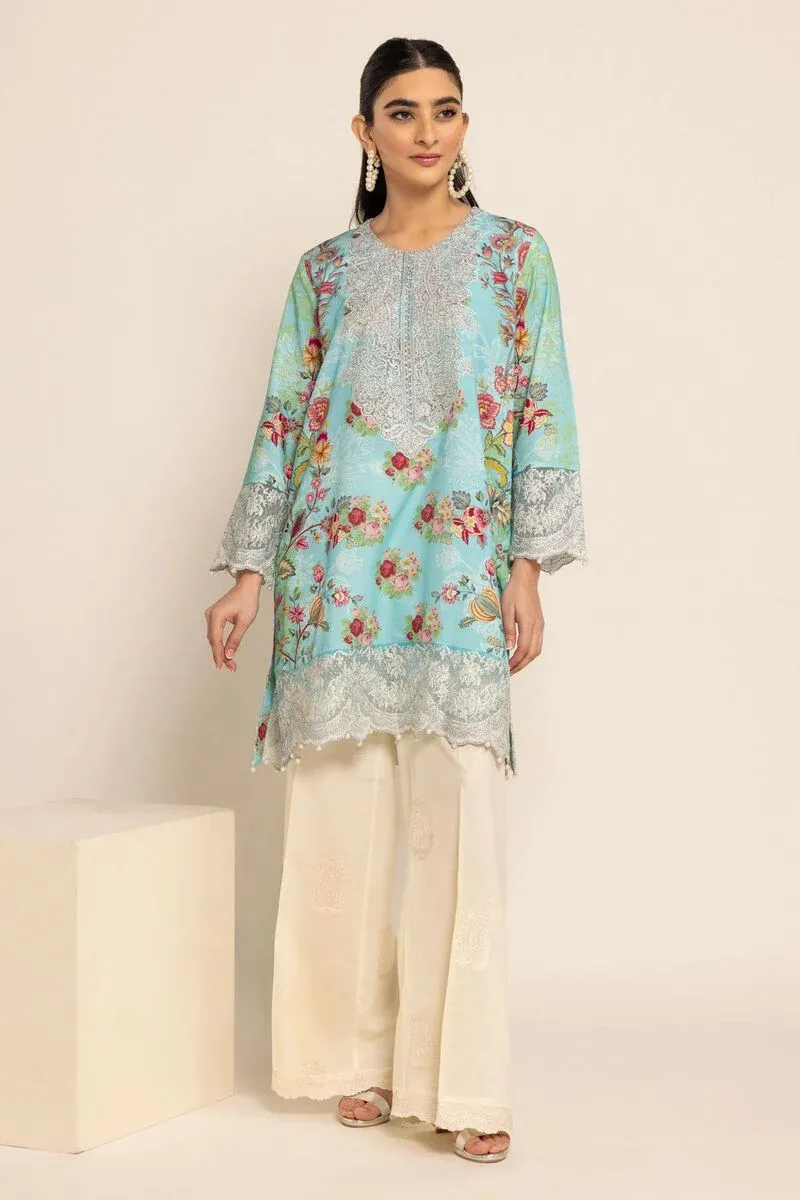 2 Piece | Kurta & Pants | Color Light Green