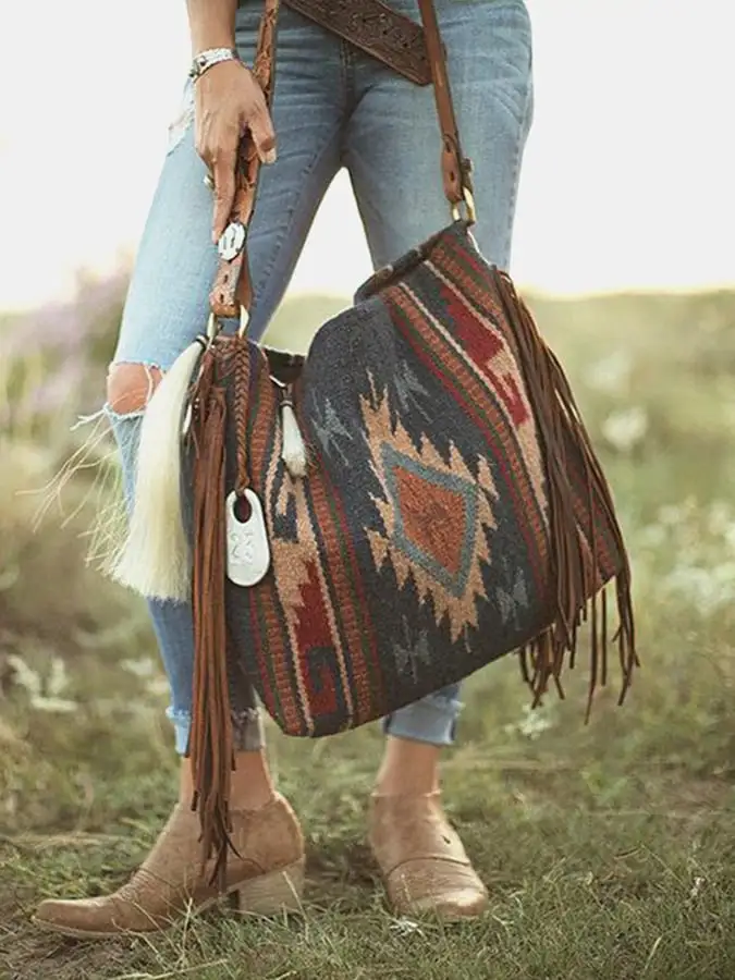 🔥Buy 3 Get 10% Off🔥Women's Western Style National Style Shoulder Bag