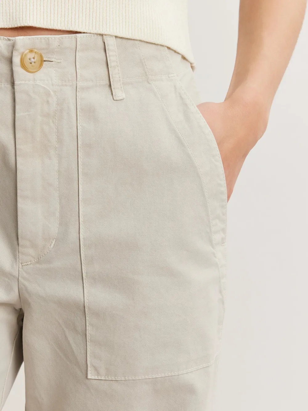 Mya Cotton Canvas Pant