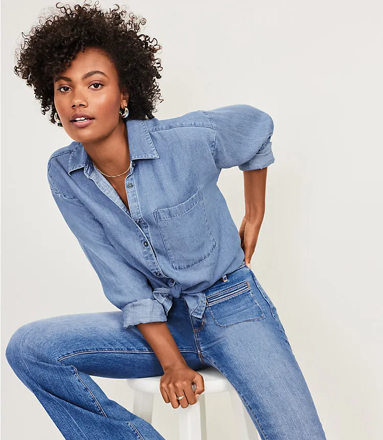 Chambray Oversized Shirt