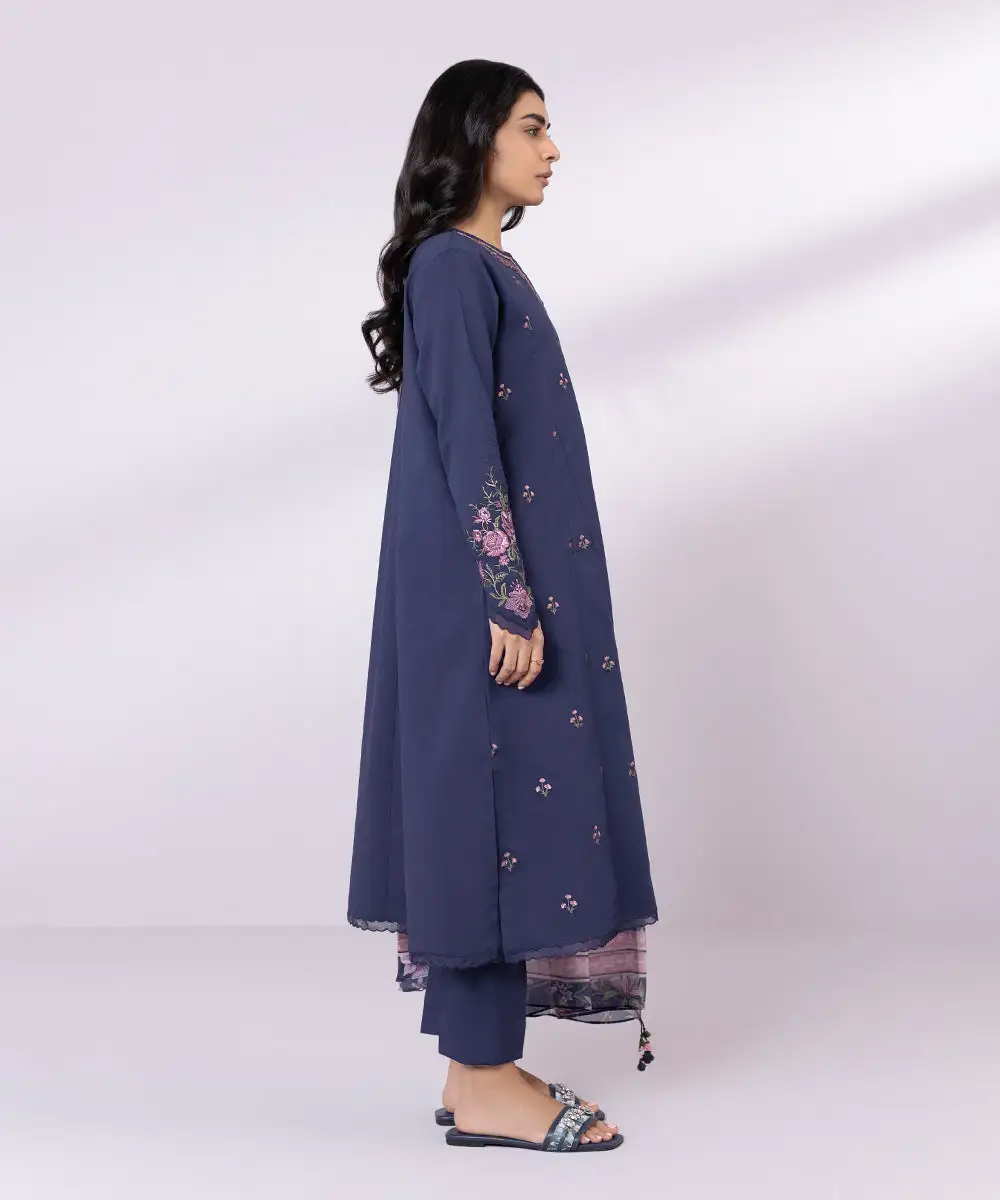 3 Piece - Embroidered Lawn Suit