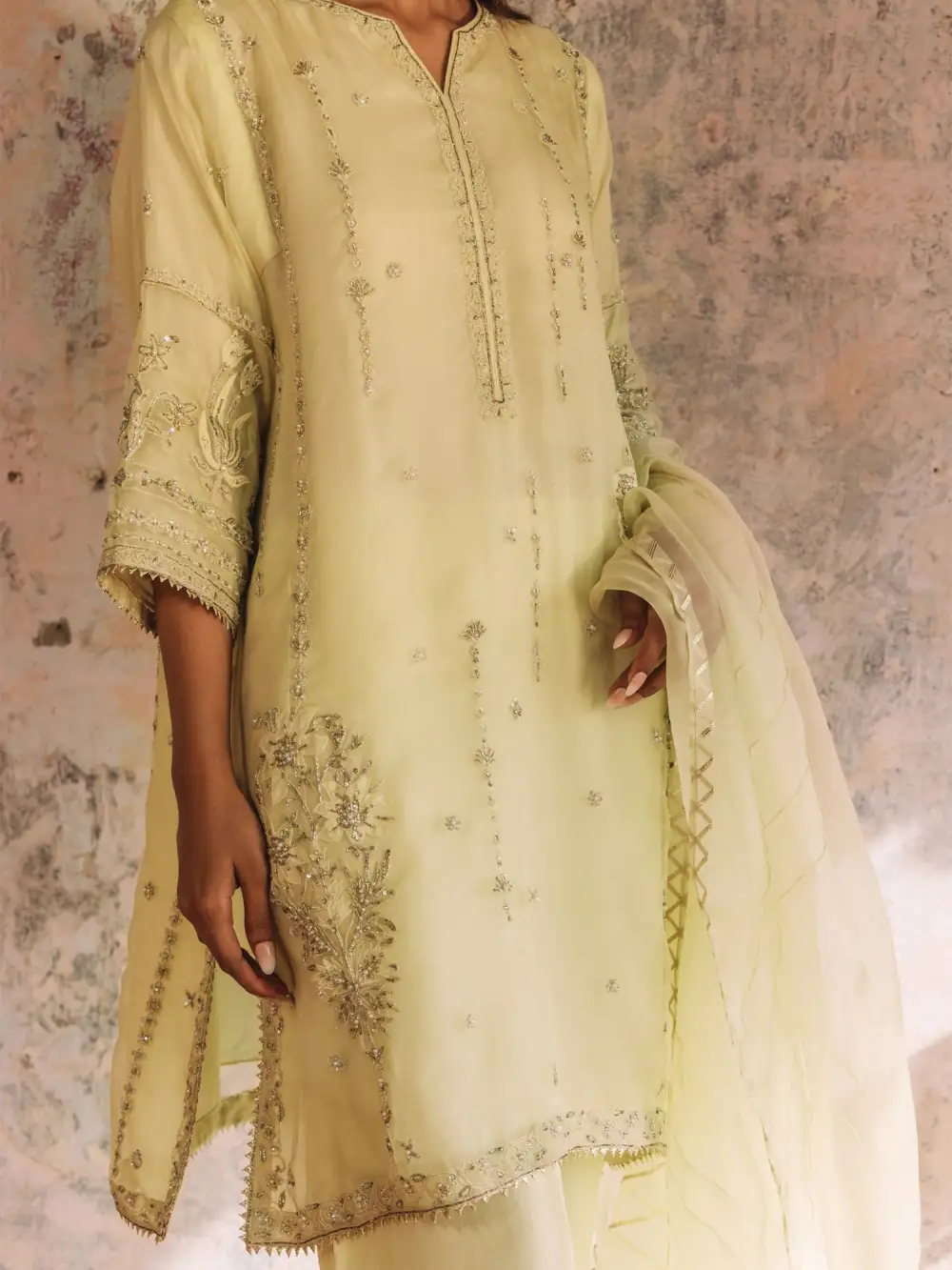 NIMR KURTA W/ IZAAR & DUPATTA