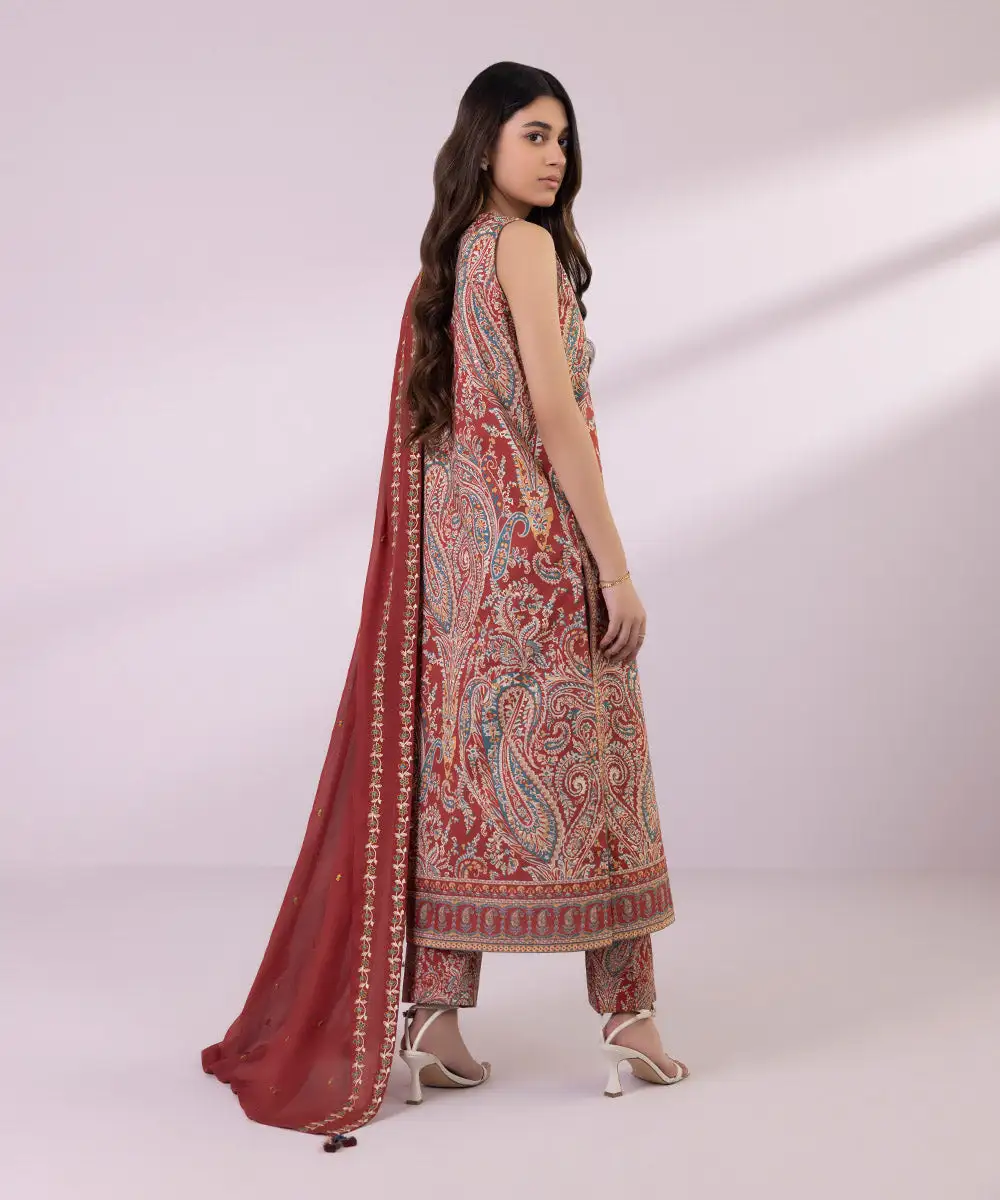 3 Piece - Embroidered Lawn Suit