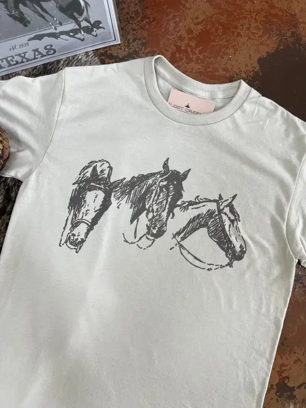 3 Horses T-Shirt