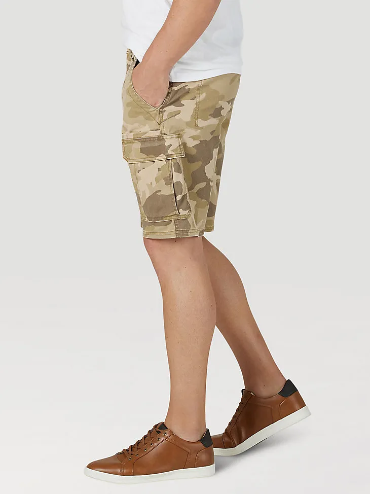 MEN'S WRANGLER AUTHENTICS® STRETCH CARGO SHORT IN GRAIN