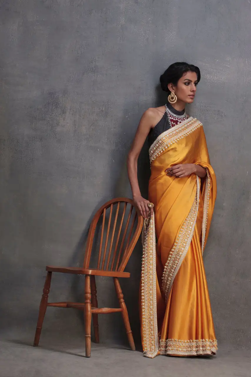 Marigold Saree