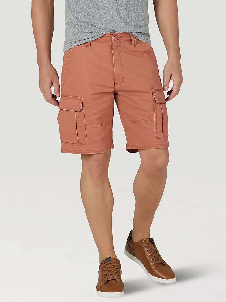 MEN'S WRANGLER AUTHENTICS® STRETCH CARGO SHORT IN GRAIN