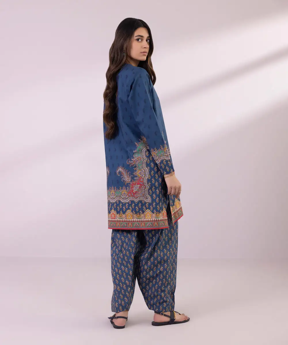 2 Piece - Printed Lawn Suit