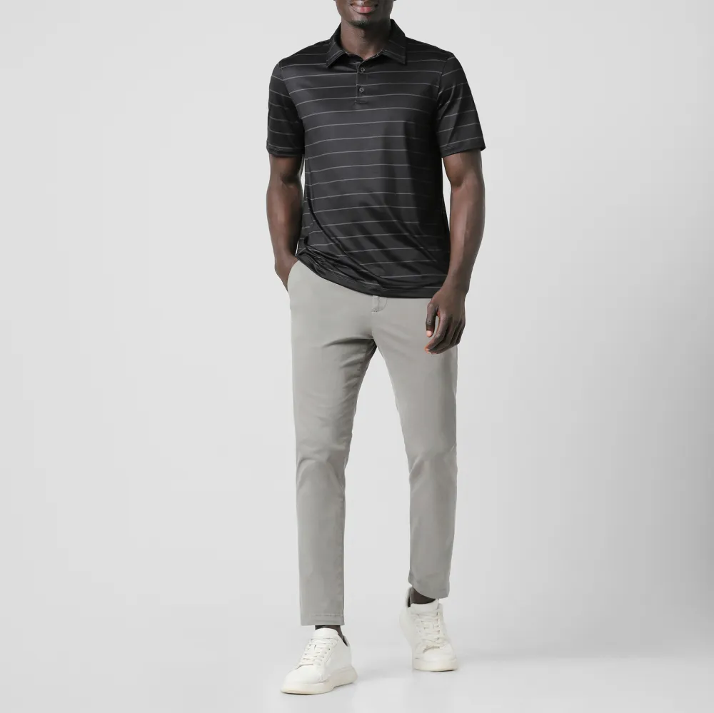 Performance Stripe Polo