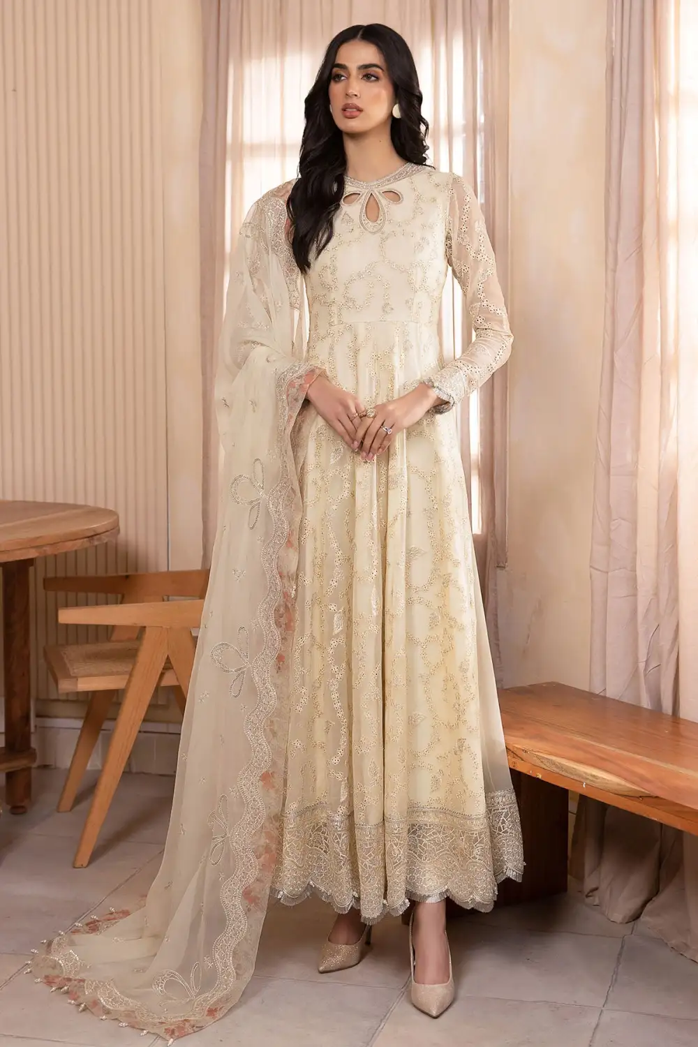 EMBROIDERED CHIFFON SETS