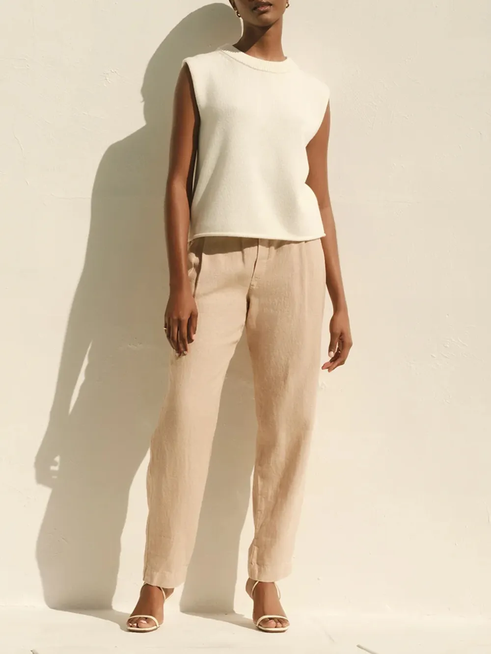 Jessie Heavy Linen Pant