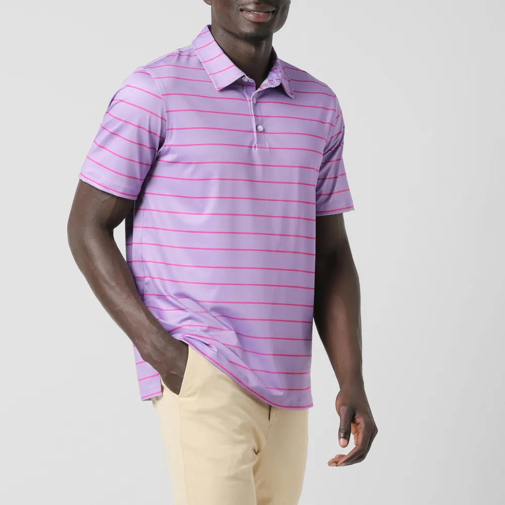 Performance Stripe Polo