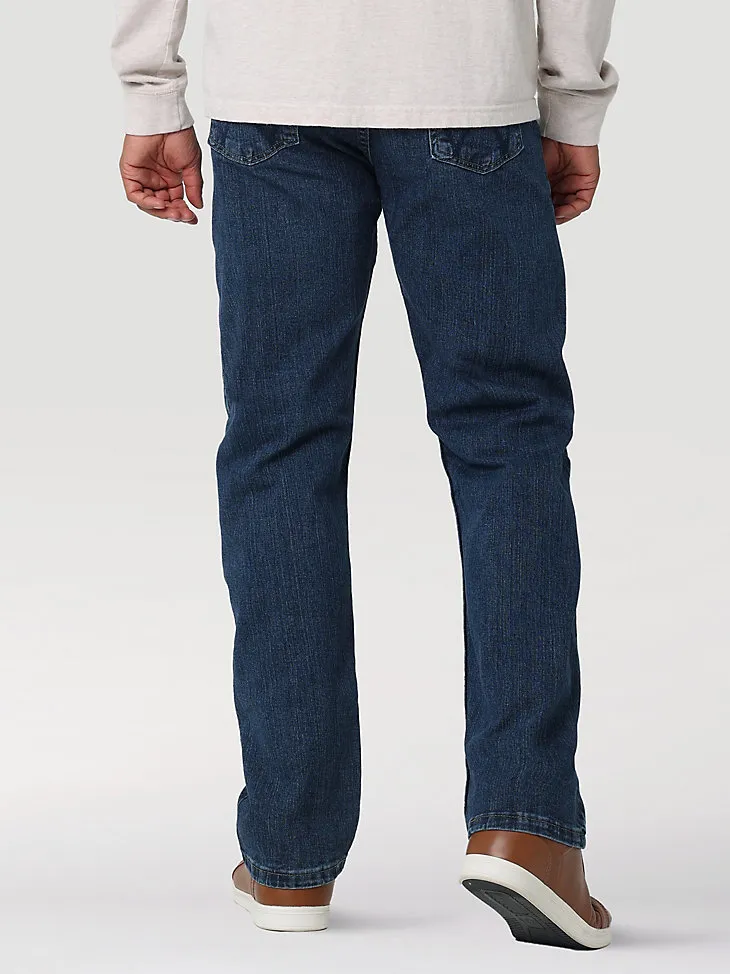 MEN'S RELAXED FIT FLEX JEAN IN MID DENIM