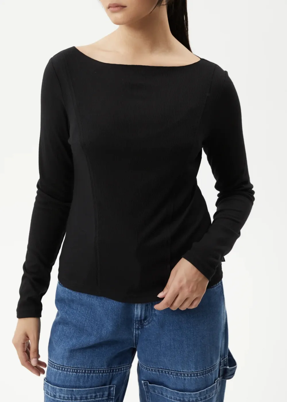 MIRAGE BAMBOO - SHEER LONG SLEEVE TOP