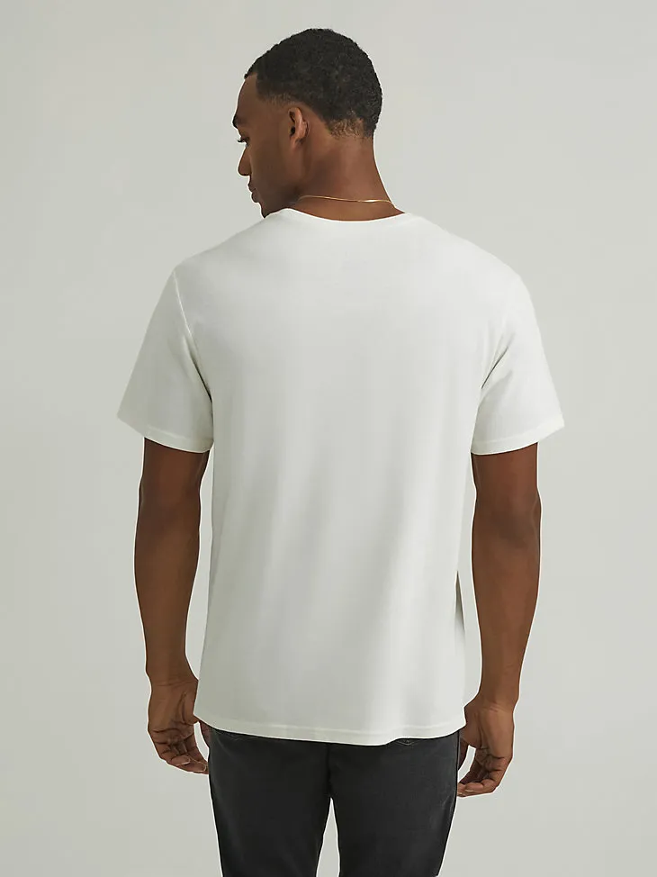 MEN'S BOX LOGO T-SHIRT IN MARSHMALLOW