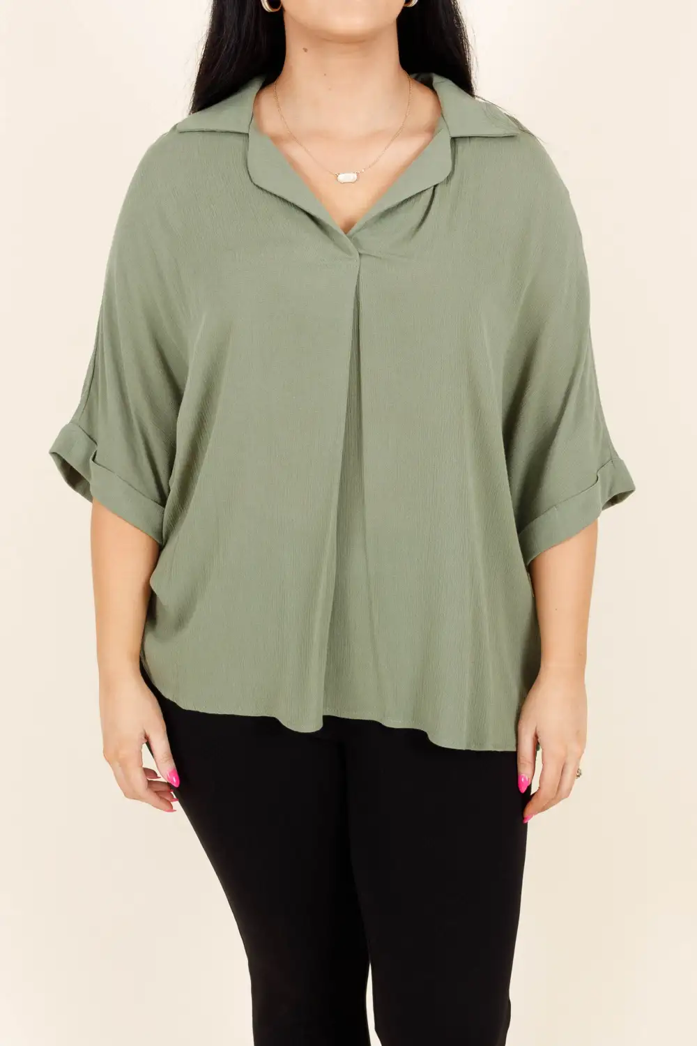 Carefree Top, Sage