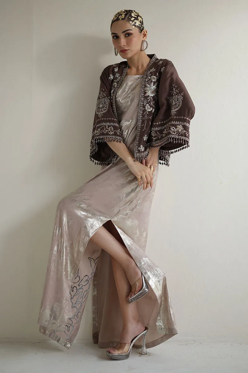 Embellished Kaftan Jacket ensemble