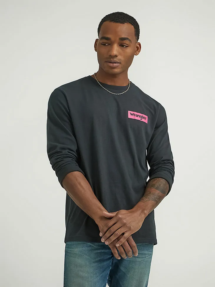 MEN'S GREENSBORO LOGO T-SHIRT IN JET BLACK