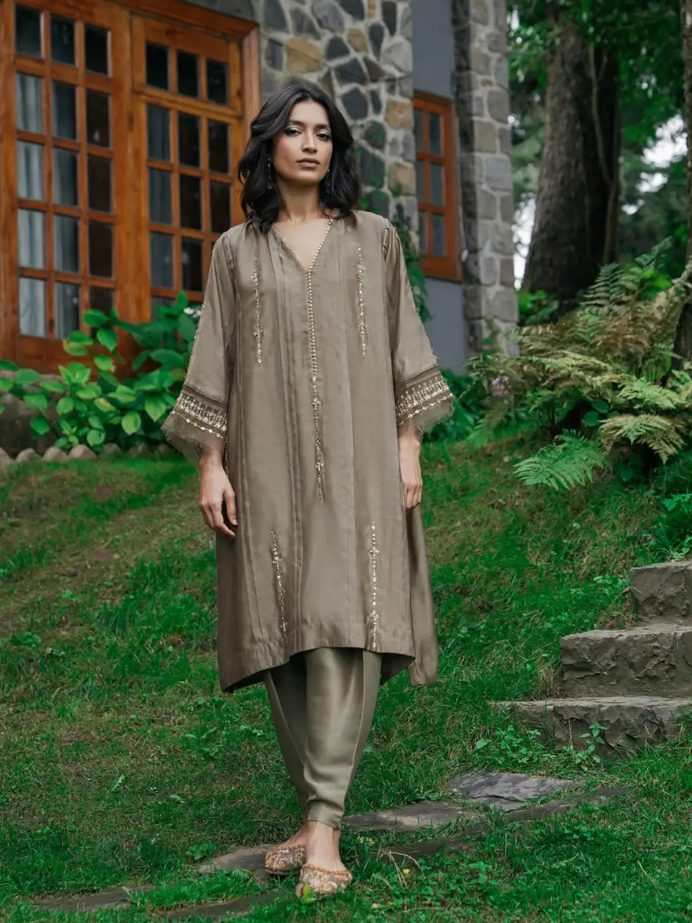 RANIA KURTA W/ SKINNY SHALWAR