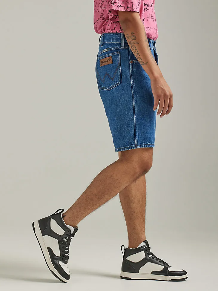 MEN'S RELAXED FIT DENIM SHORT IN COWBOY MID WASH