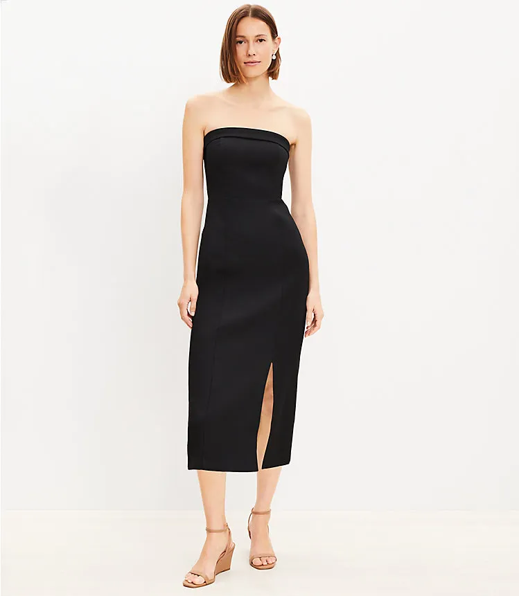 Strapless Midi Dress