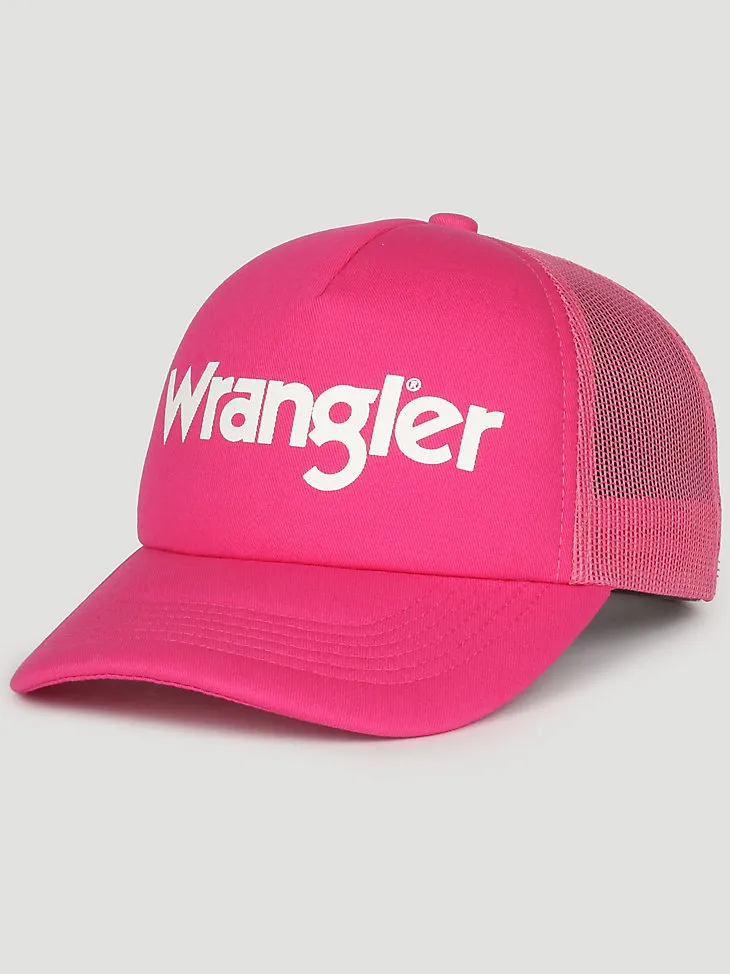 WRANGLER LOGO BASEBALL CAP IN PINK