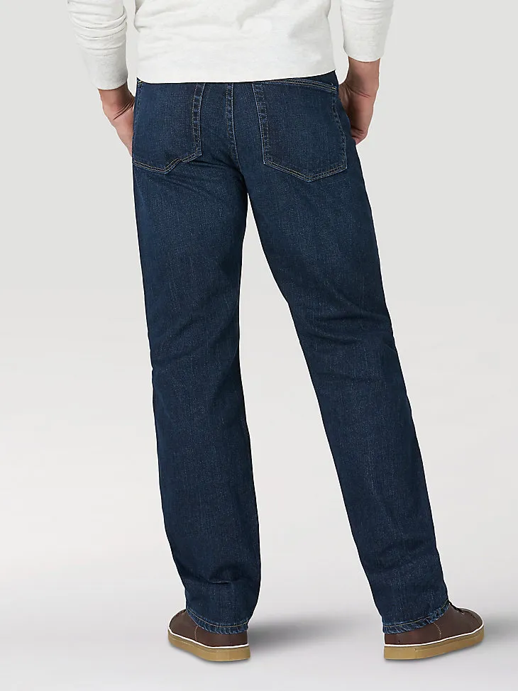 MEN'S RELAXED FIT FLEX JEAN IN MID DENIM