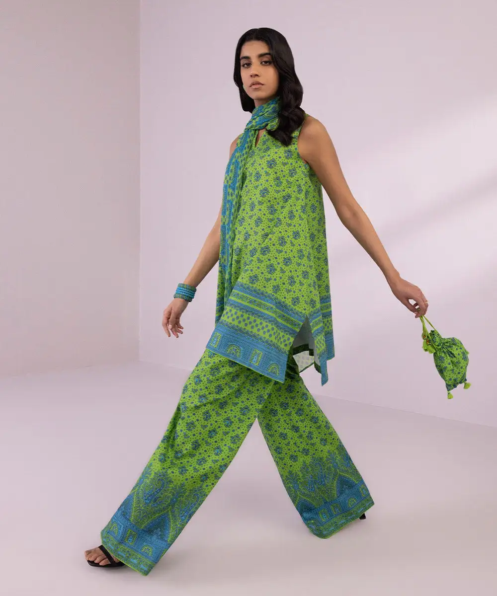 3 Piece - Printed Lawn Suit