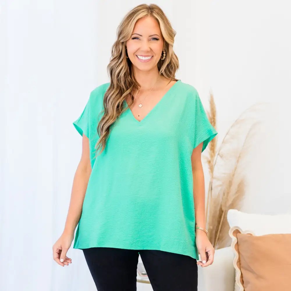 Our Oasis Top, Emerald