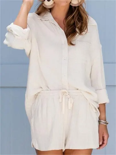 Cruise Set Top / Tan